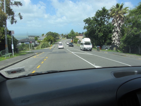 Two lane street
