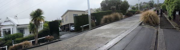 Street facing left